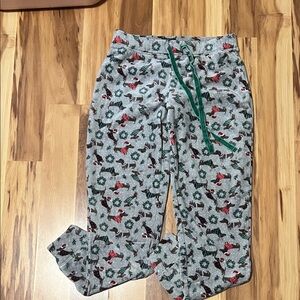 cute dachshund pajama holiday pants